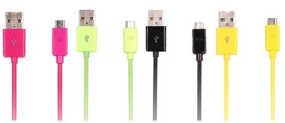高效智能充電利器 三星MicroUSB彩色V8口數據線詳解